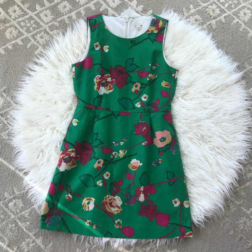 Vibrant J Crew Floral Dress